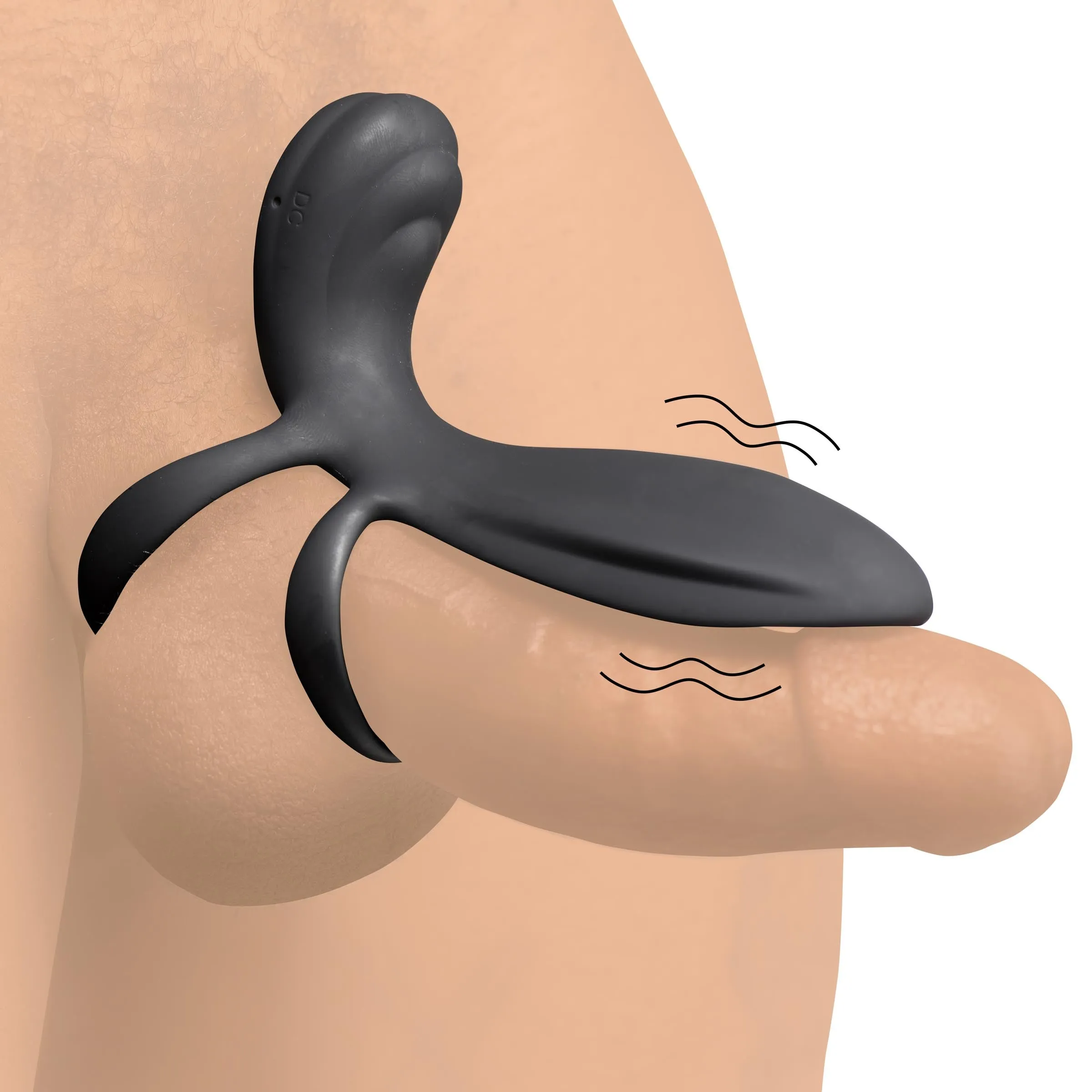 Enhanced Silicone Vibrating Girth Sleeve with Remote Control - 10 Vibration Modes