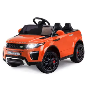 12V Orange Ride-On Car 50W Motor 3 Speeds Remote ROVO KIDS