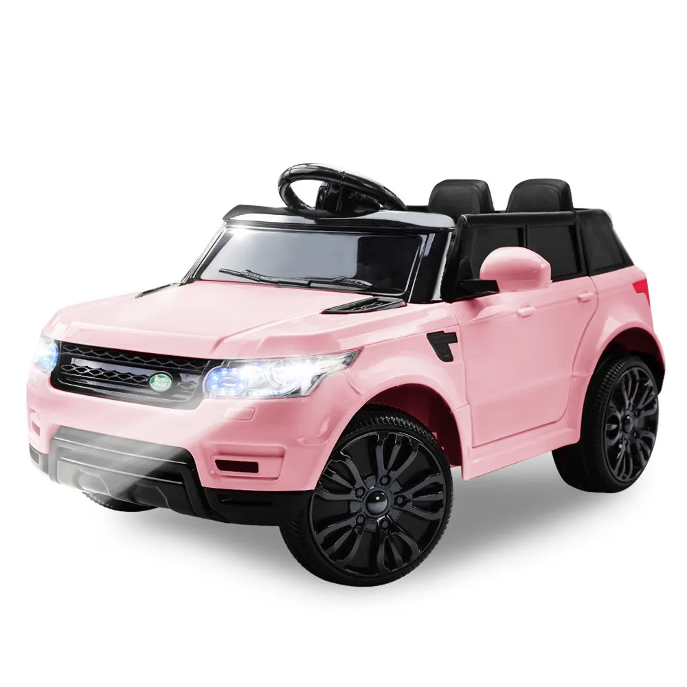 12V Pink Electric Ride-On Car w/ Remote & MP3 - ROVO KIDS