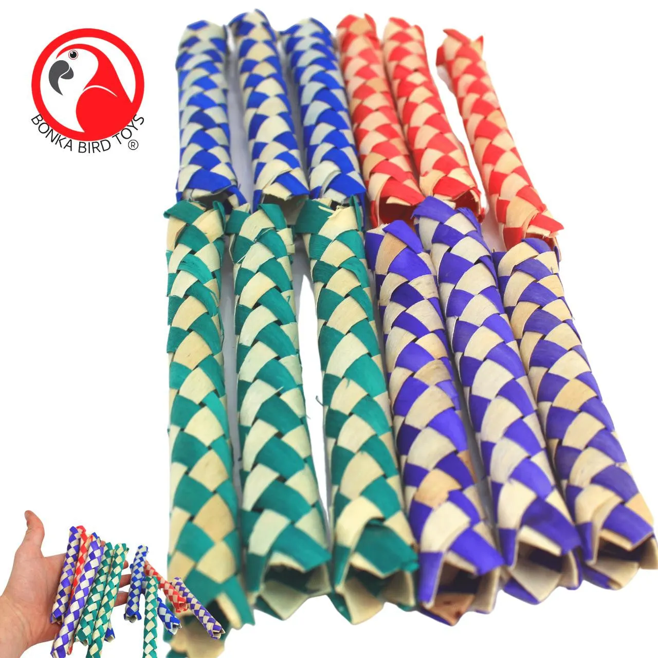 1458 Twelve Chinese Finger Traps