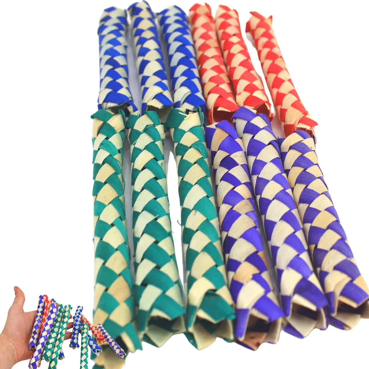 1458 Twelve Chinese Finger Traps