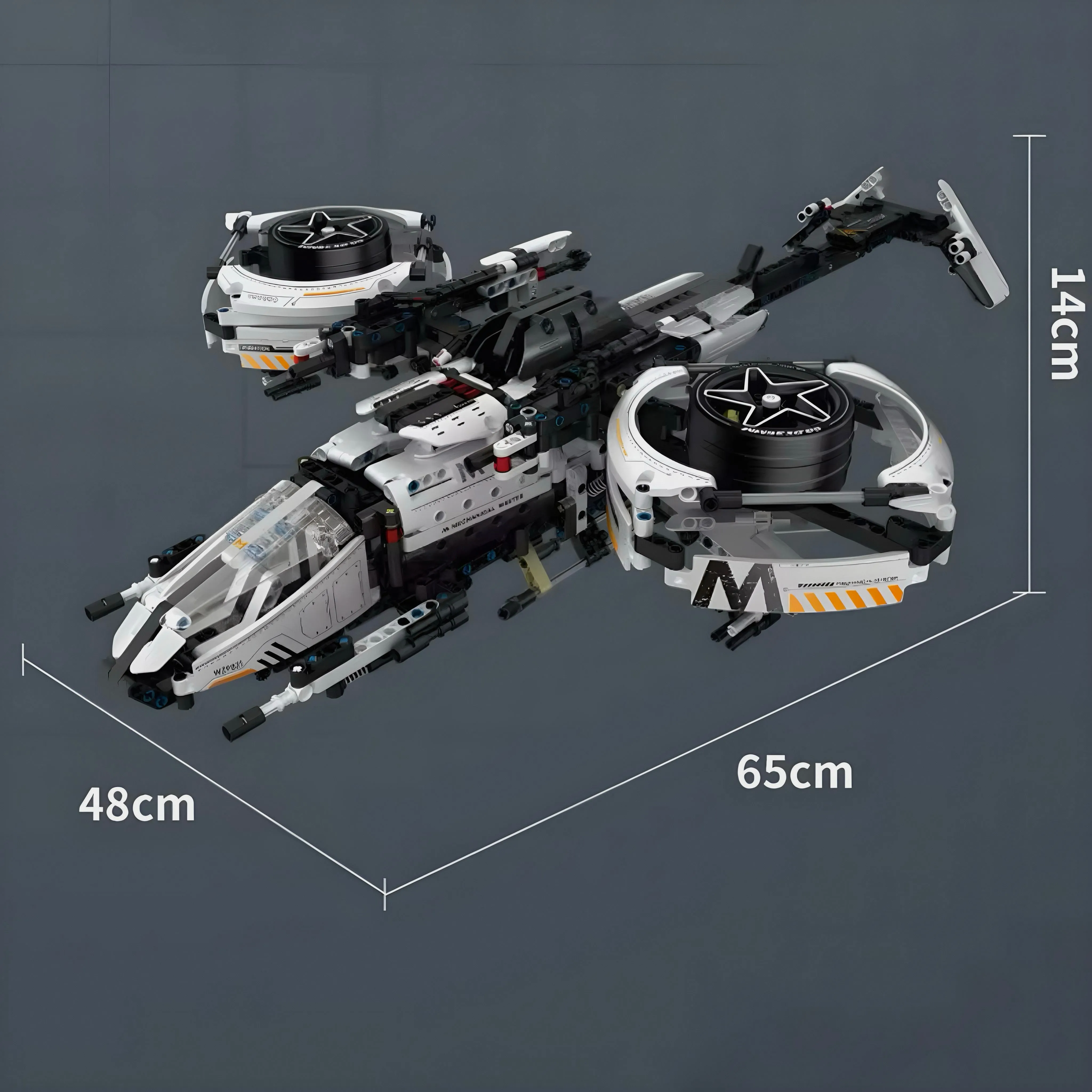 2 IN 1 911-STARFIGHTER | 1874PCS