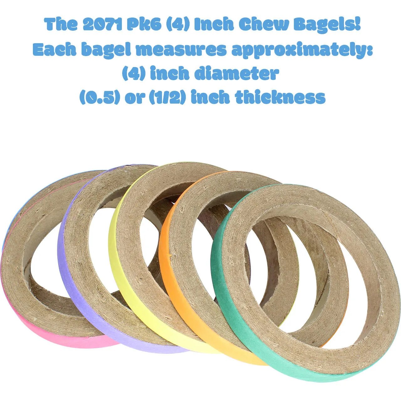 2071 Pk6 4-inch Chew Bagels