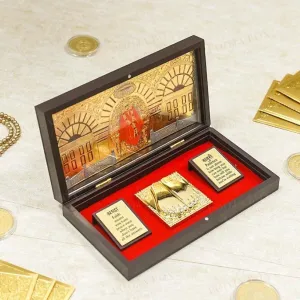 24K Gold Foil Sai Baba Pooja Box