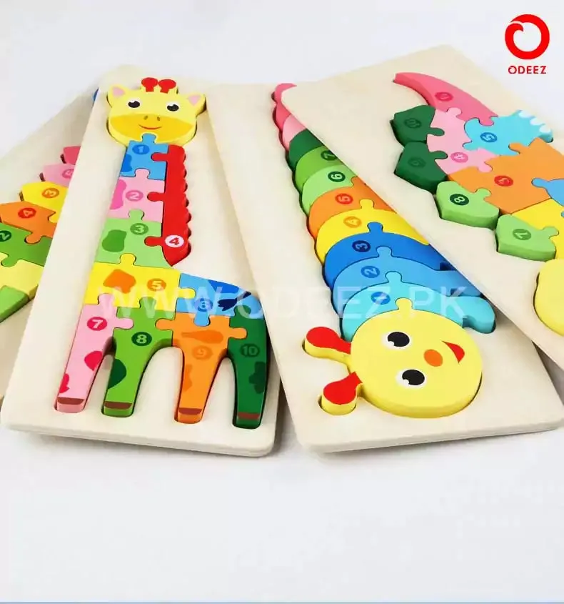 3D Wooden Animal Board - Giraffe