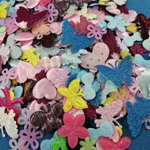 50 Assorted Decorative Sequins for Holiday DIY Fashion Projects