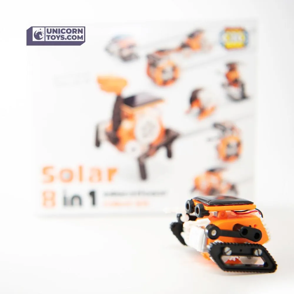 8 in 1 Solar Educational Robot Kit Age 8 