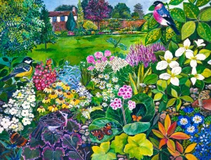 An English Cottage Garden - 425 Piece Wooden Jigsaw Puzzle