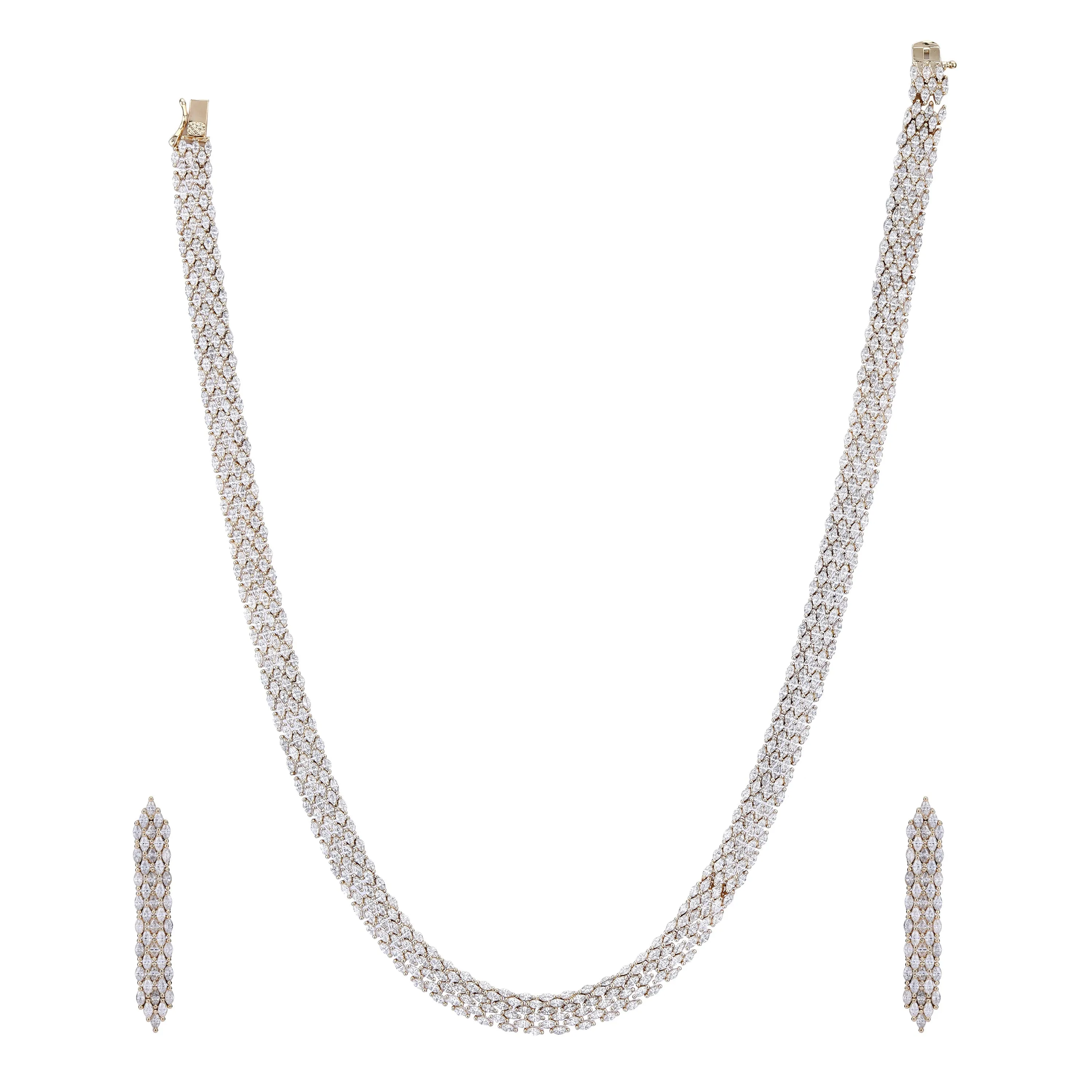 Anaisha Zircon Necklace Set