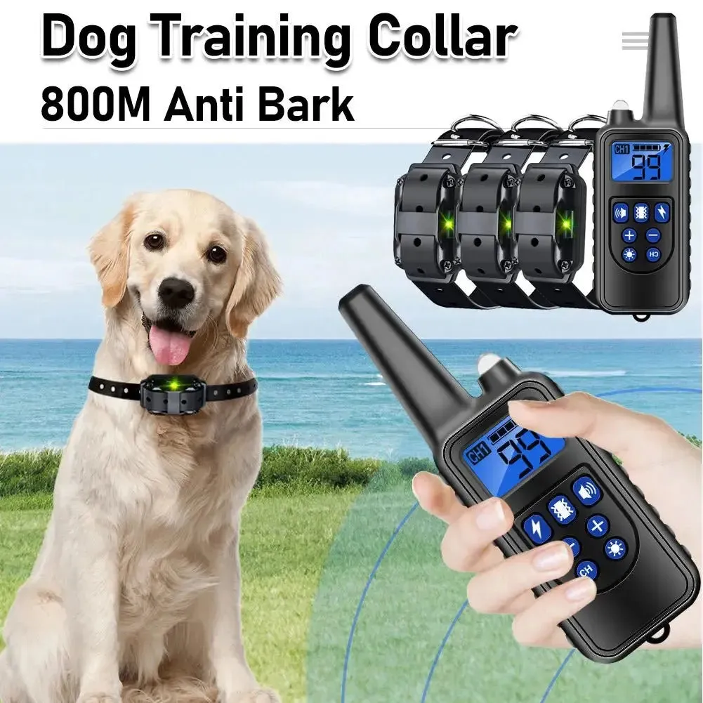 AnniePaw Rechargeable Anti-Bark Dog Collar - 800M Range