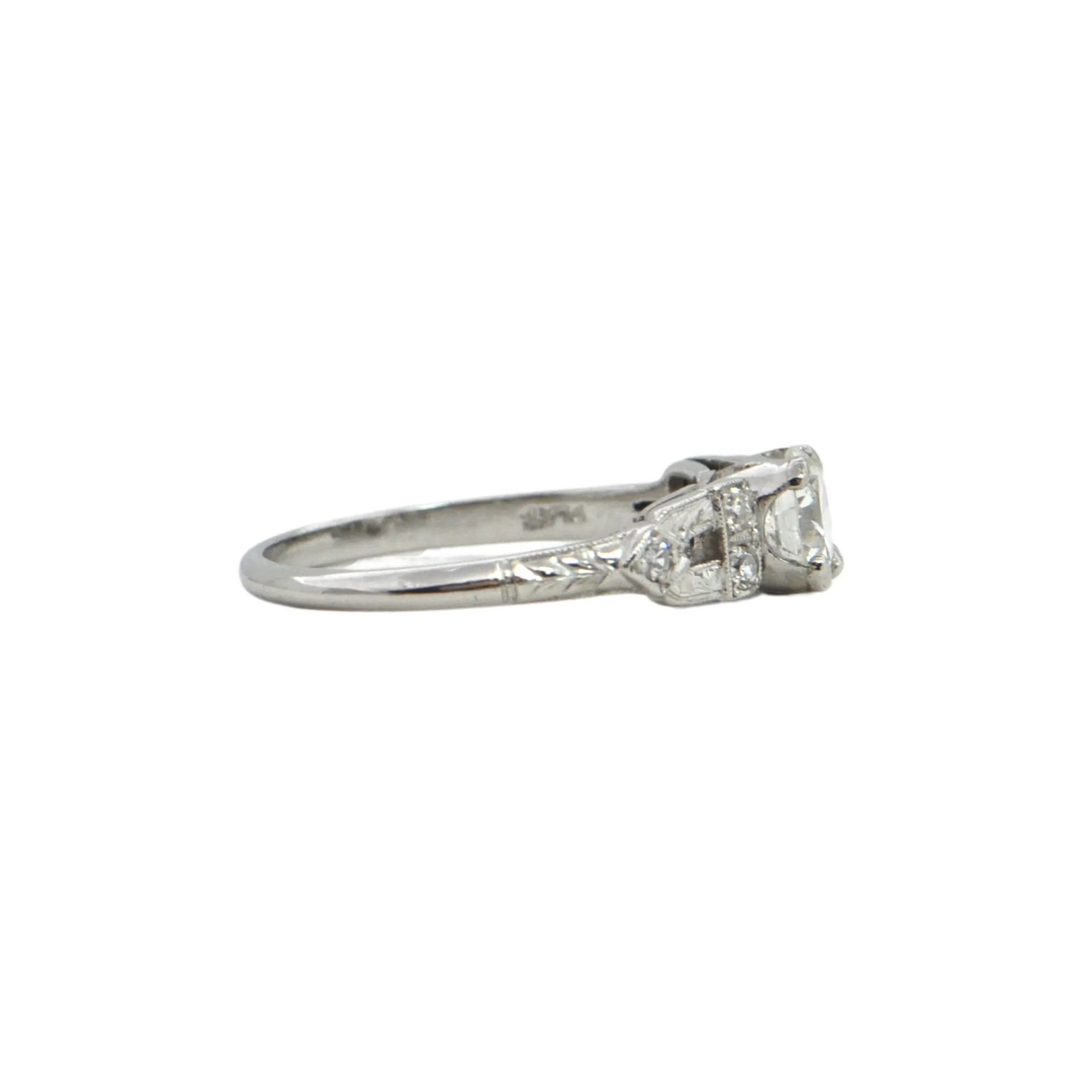 Art Deco Diamond Platinum Ring