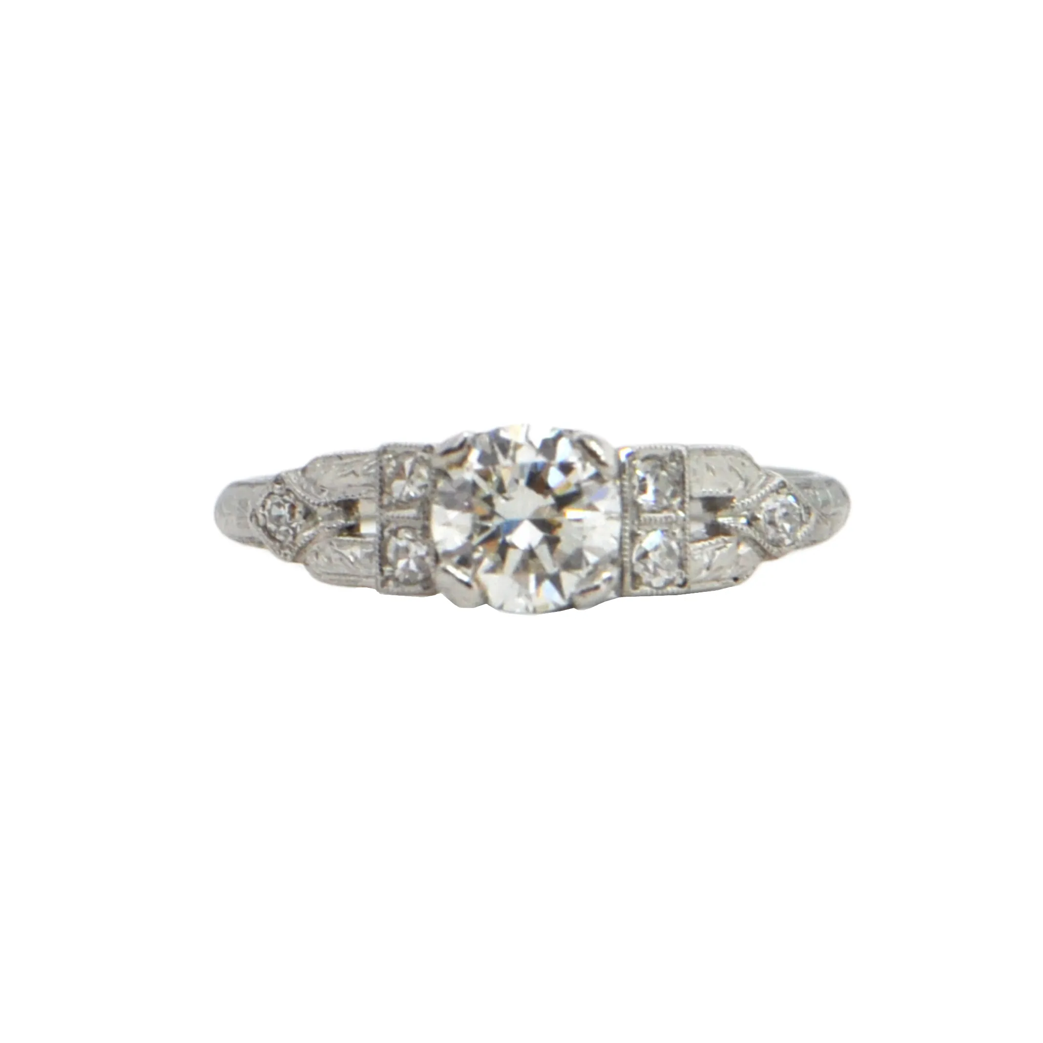 Art Deco Diamond Platinum Ring