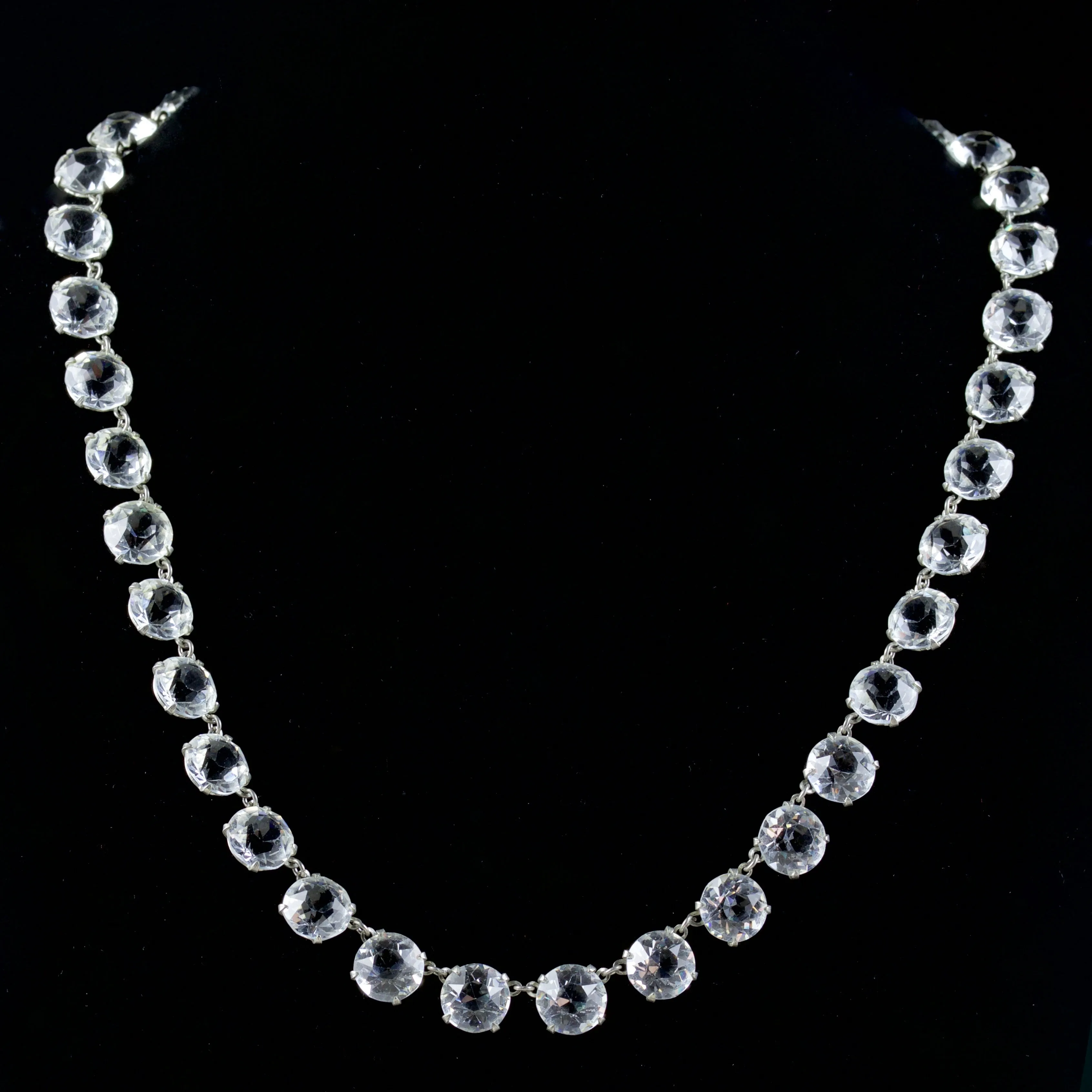 Art Deco Paste Collar Necklace Circa 1930