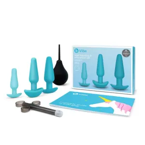 b-Vibe Anal Training & Education Butt Plug Set