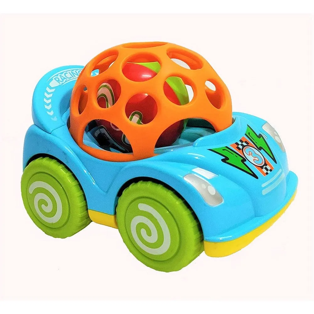 Blue Racing Car Shaped Rattle