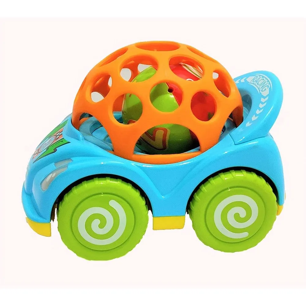 Blue Racing Car Shaped Rattle