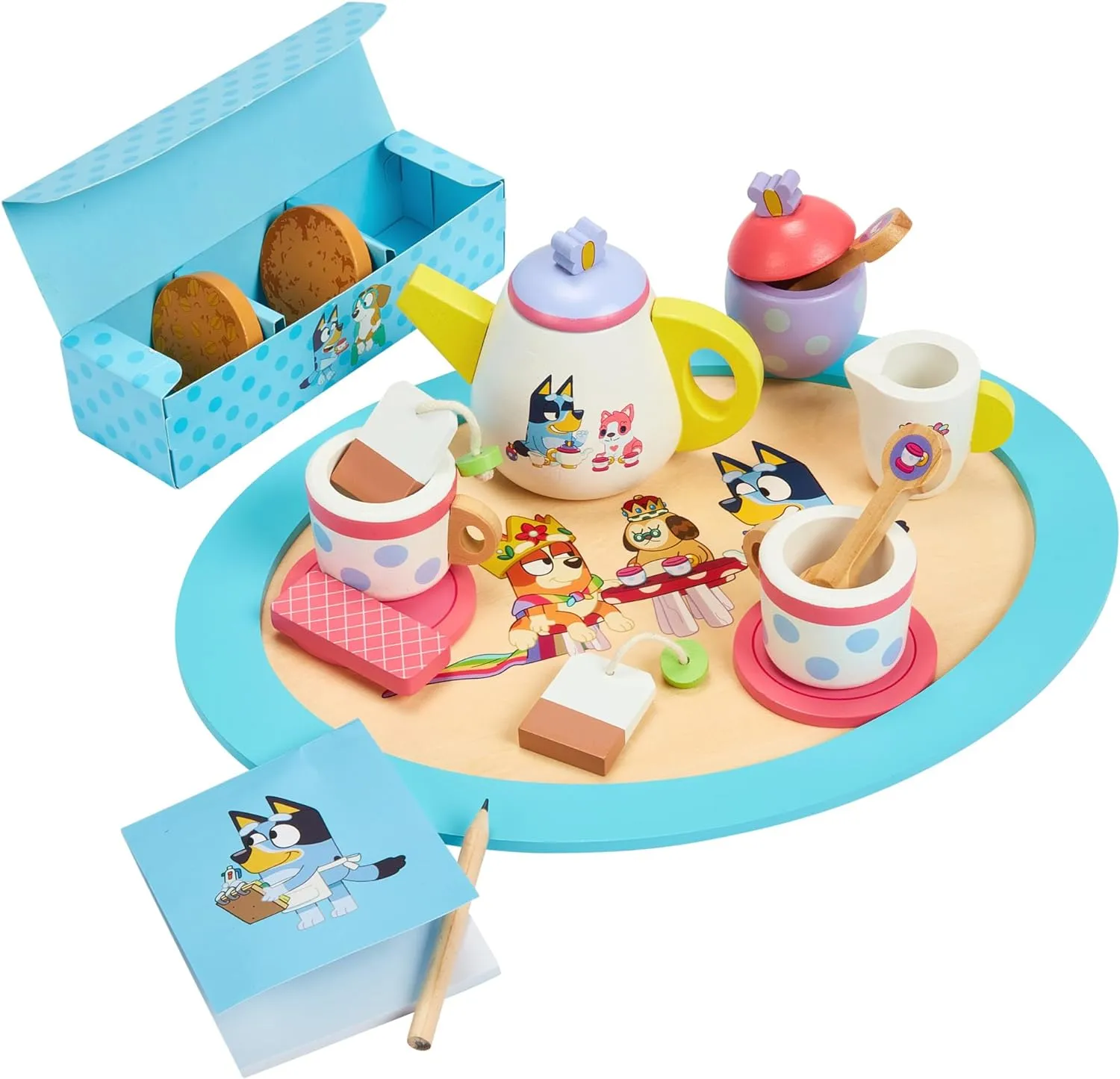 Bluey Wooden Tea Party Set