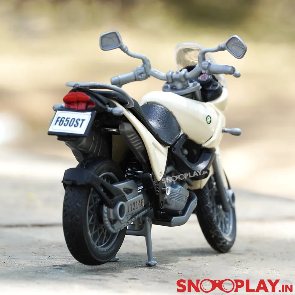 BMW F650 ST Diecast Bike Scale Model (1:18 Scale)