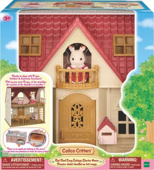 Calico Critters Red Roof Cozy Cottage Home