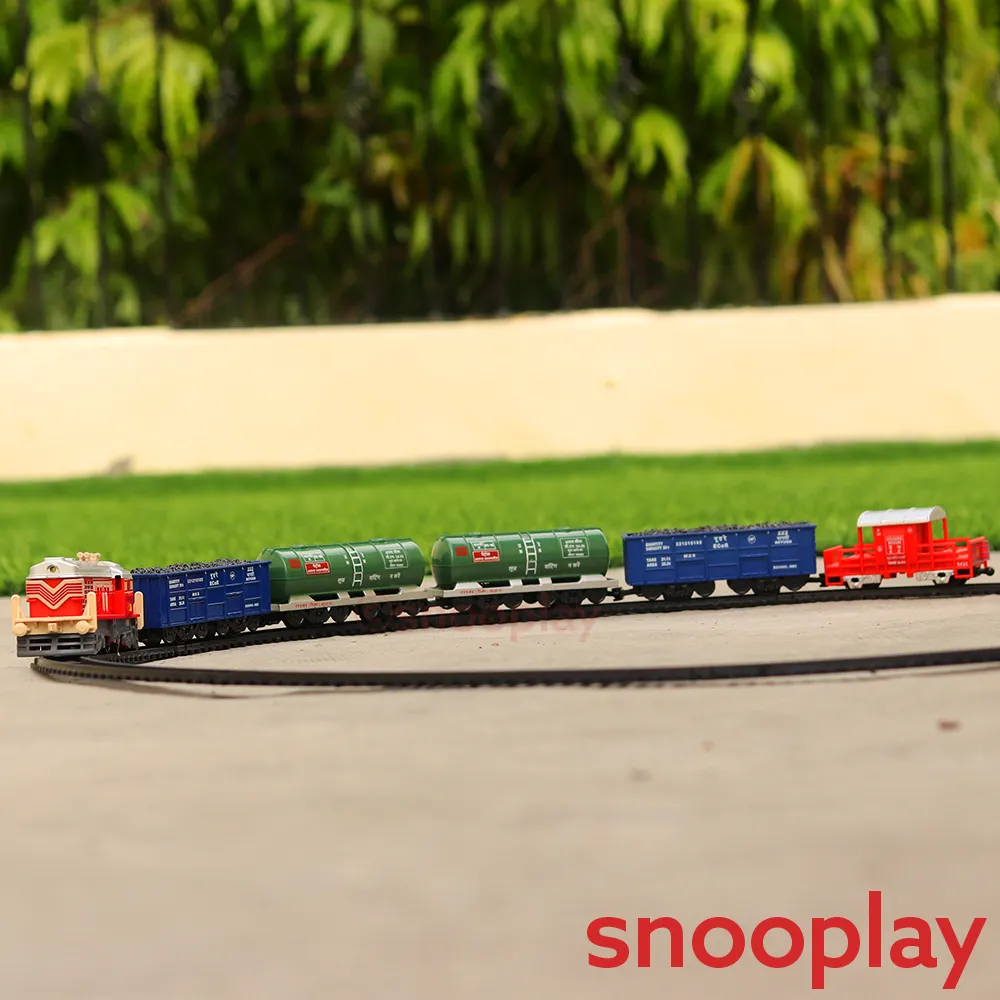 Cargo Toy Train Set For Kids (Battery Operated)