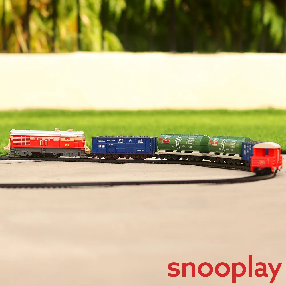 Cargo Toy Train Set For Kids (Battery Operated)