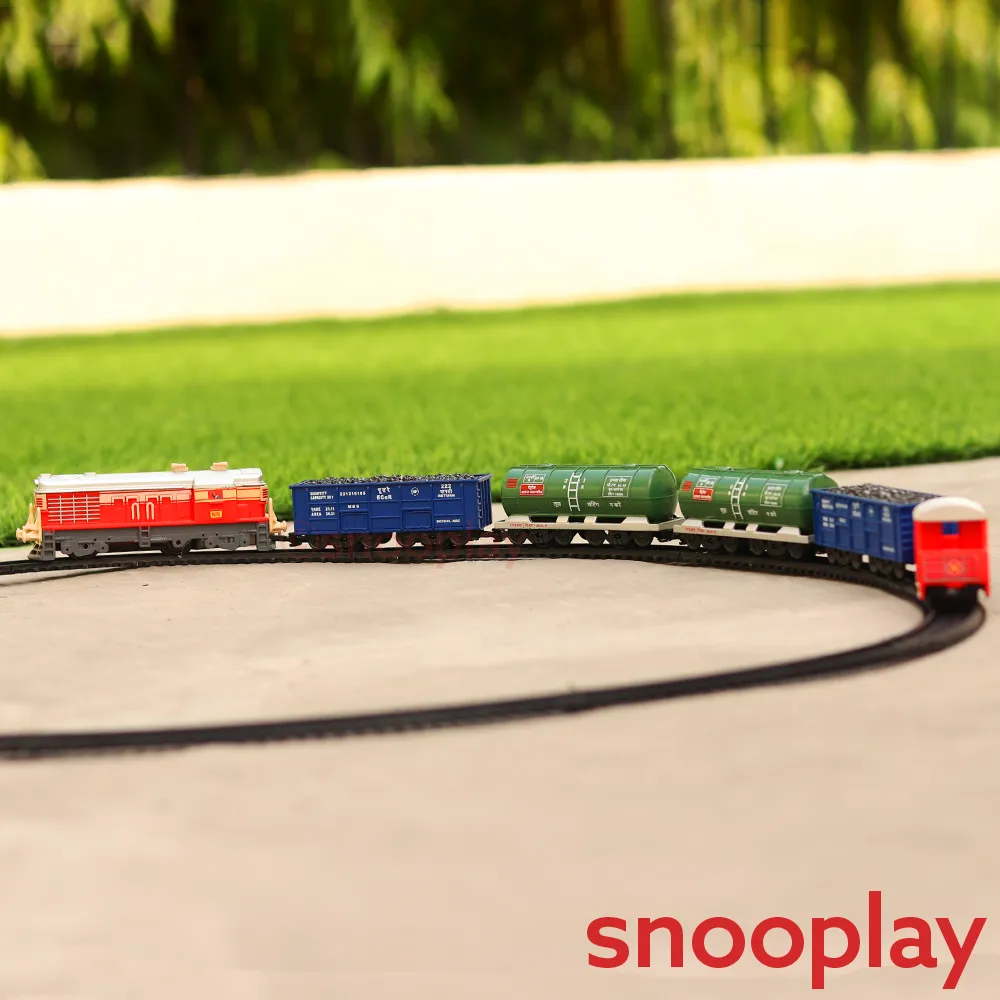 Cargo Toy Train Set For Kids (Battery Operated)