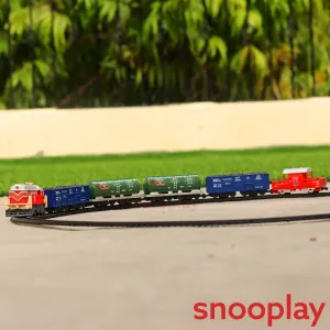 Cargo Toy Train Set For Kids (Battery Operated)