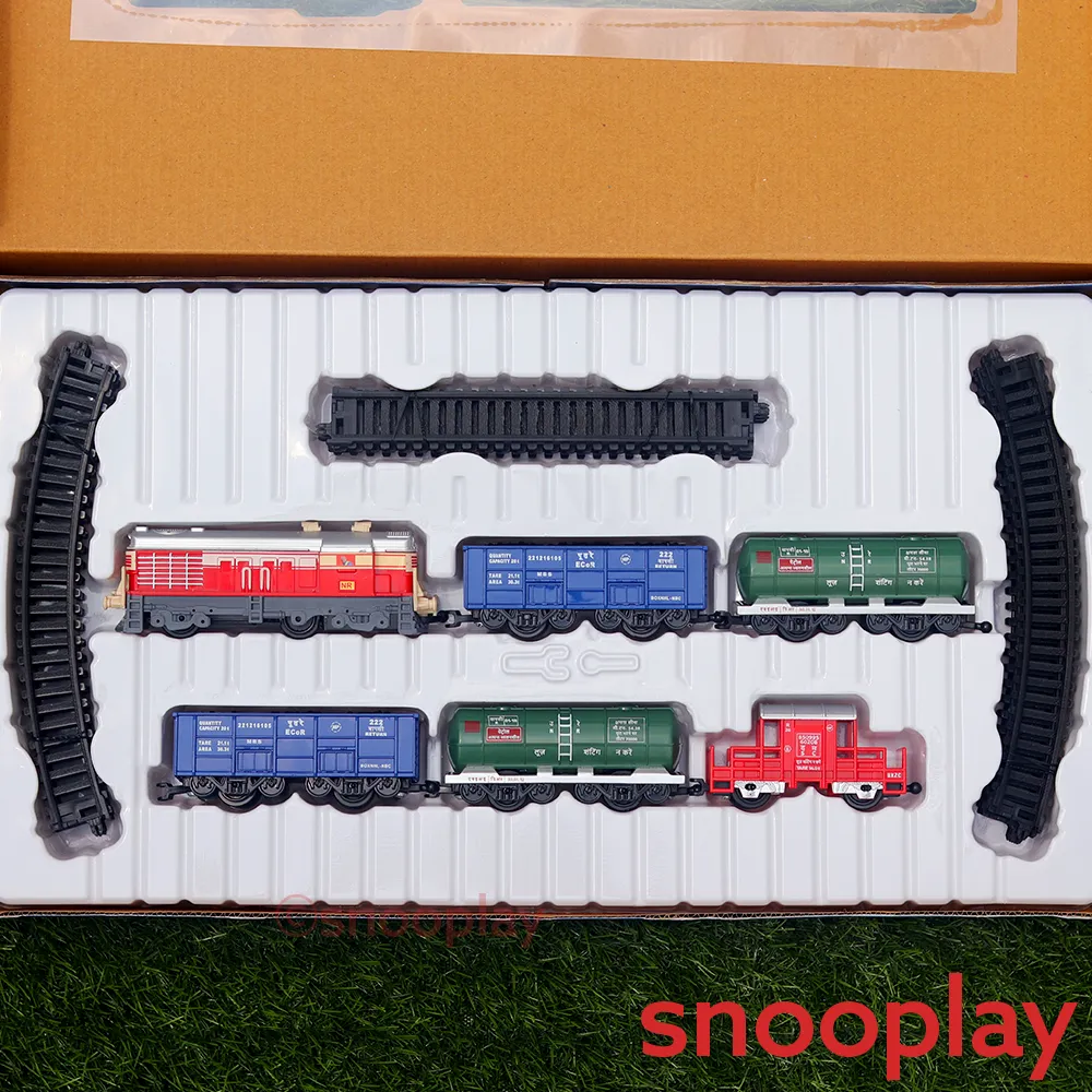 Cargo Toy Train Set For Kids (Battery Operated)