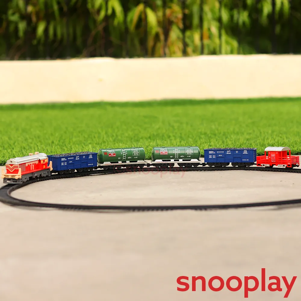 Cargo Toy Train Set For Kids (Battery Operated)