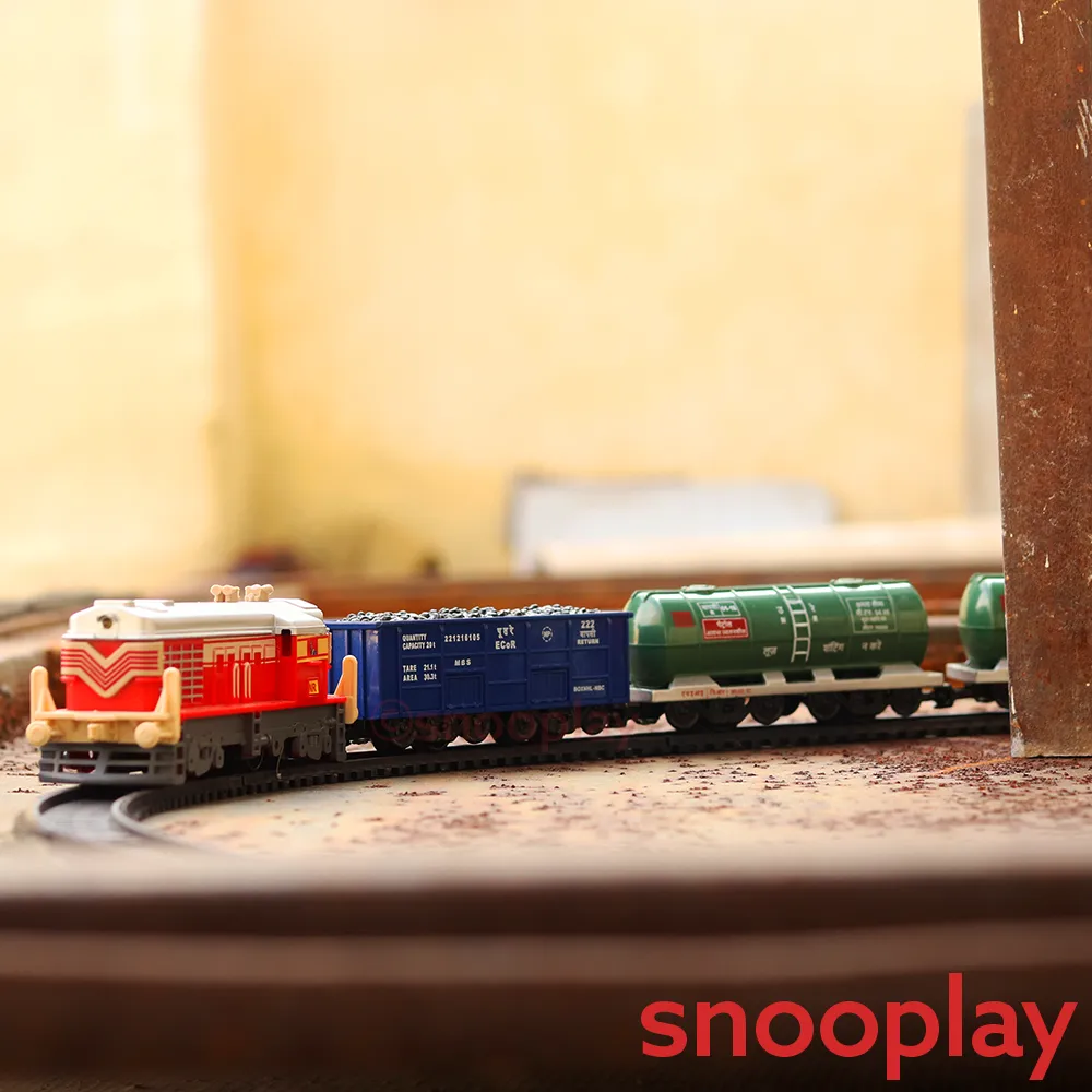 Cargo Toy Train Set For Kids (Battery Operated)