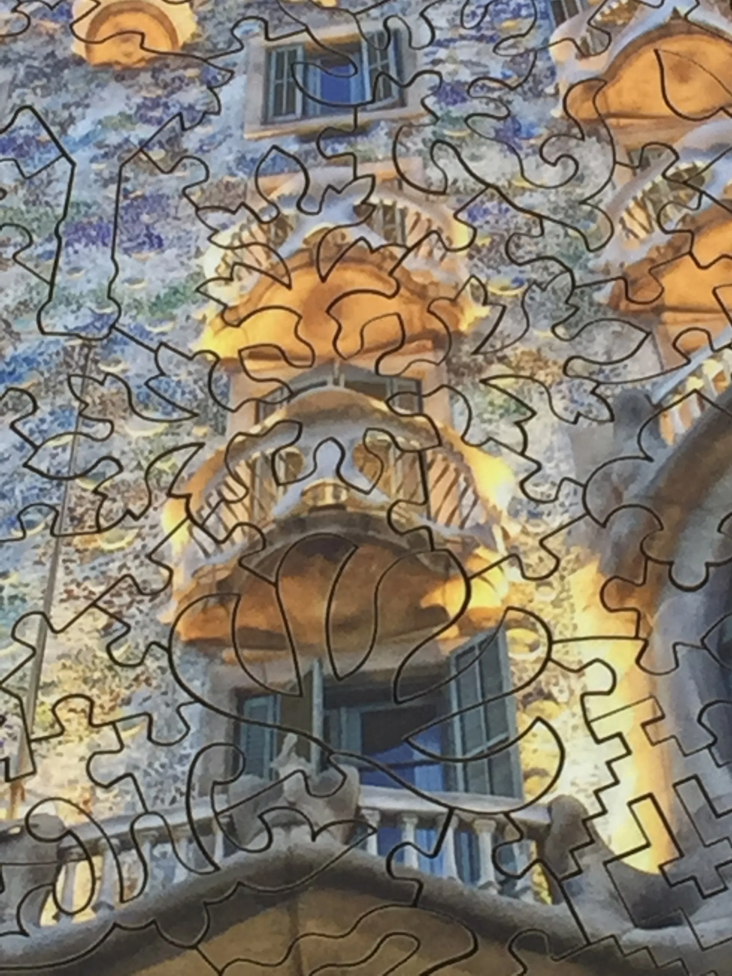 Casa Batlló, Barcelona (180 Piece Wooden Jigsaw Puzzle)