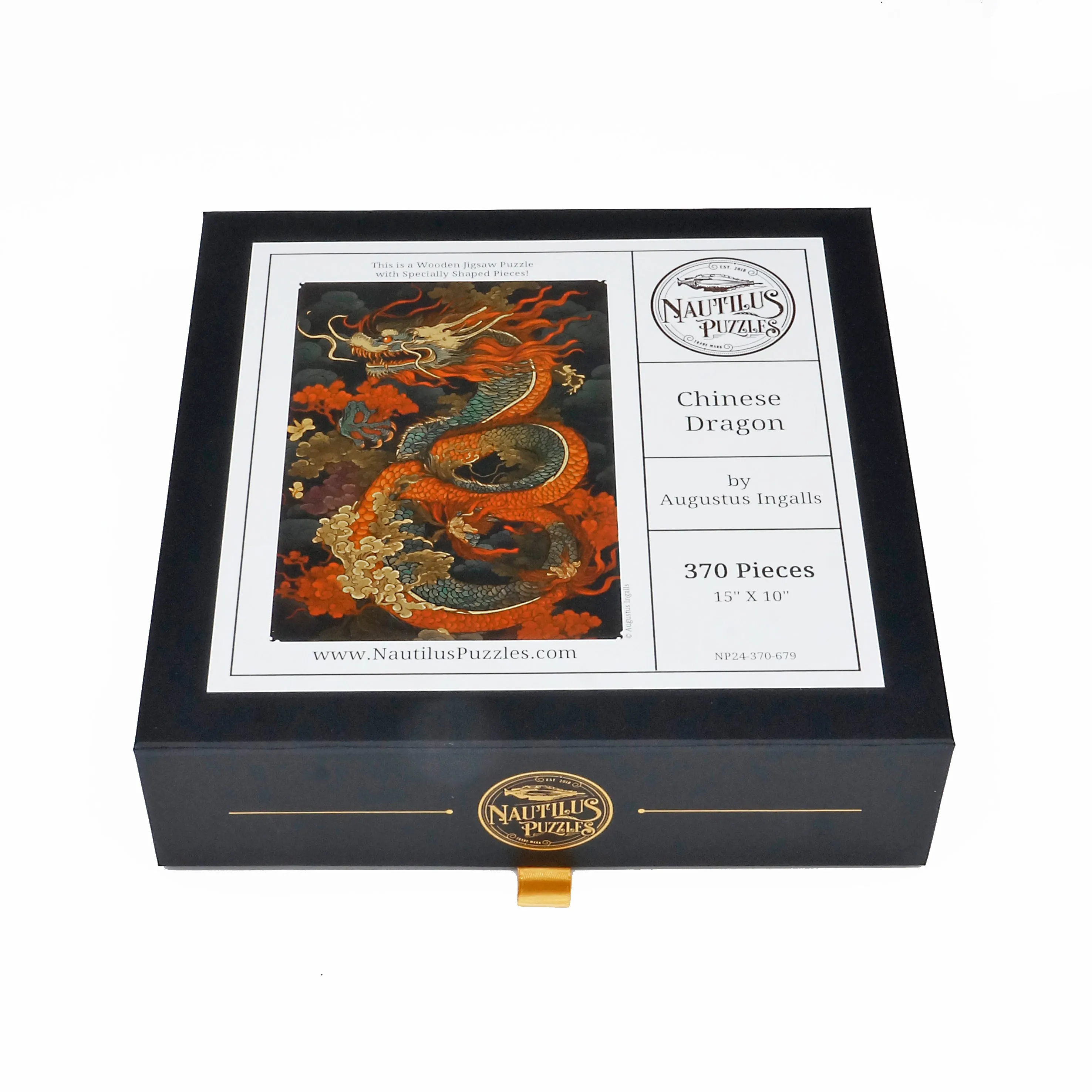 Chinese Dragon (370 Piece Wooden Jigsaw Puzzle)