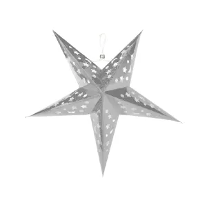 Christmas Paper Star-1 Pc- Silver Color