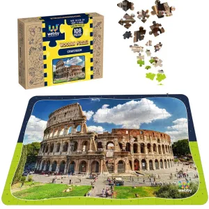 Colosseum Wooden Jigsaw Puzzle, 108 Pieces