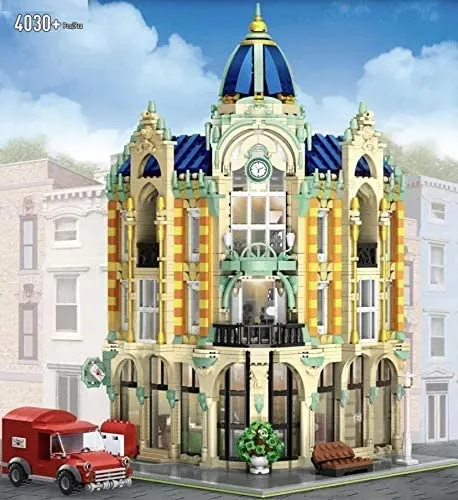 Corner Post Office Street View Creator Modular City Building Blocks Set | General Jim's Toys