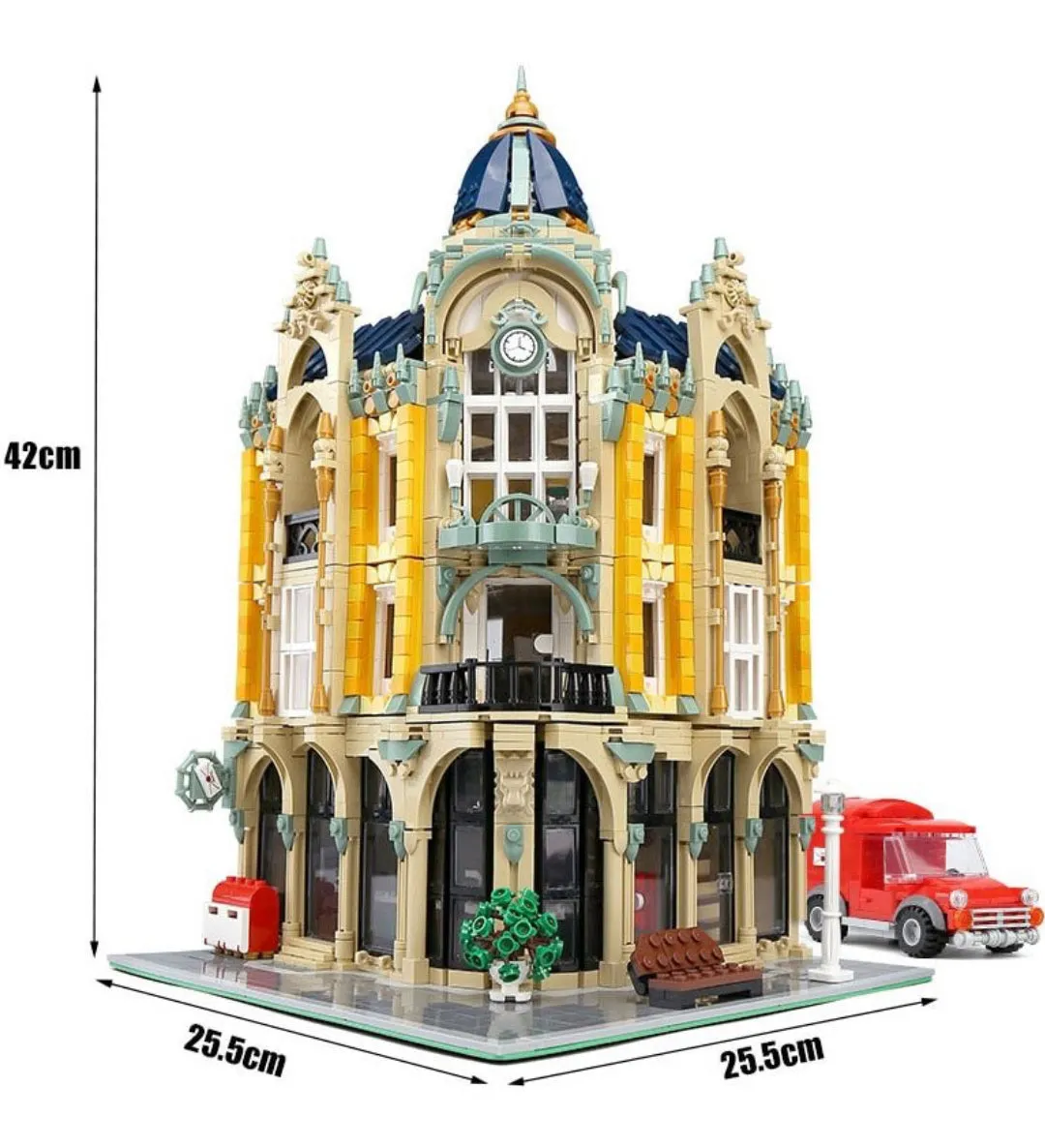 Corner Post Office Street View Creator Modular City Building Blocks Set | General Jim's Toys