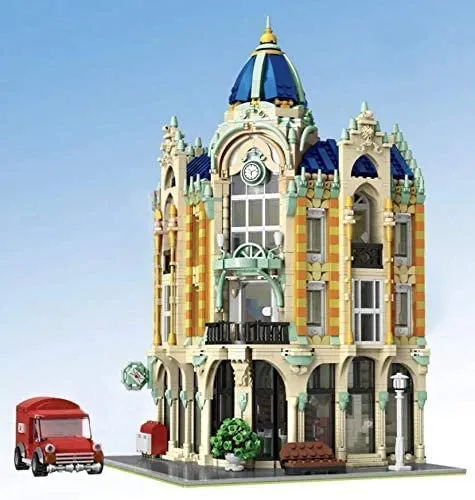 Corner Post Office Street View Creator Modular City Building Blocks Set | General Jim's Toys