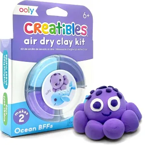 Creatibles DIY Air Dry Clay Kit- Ocean BFFs