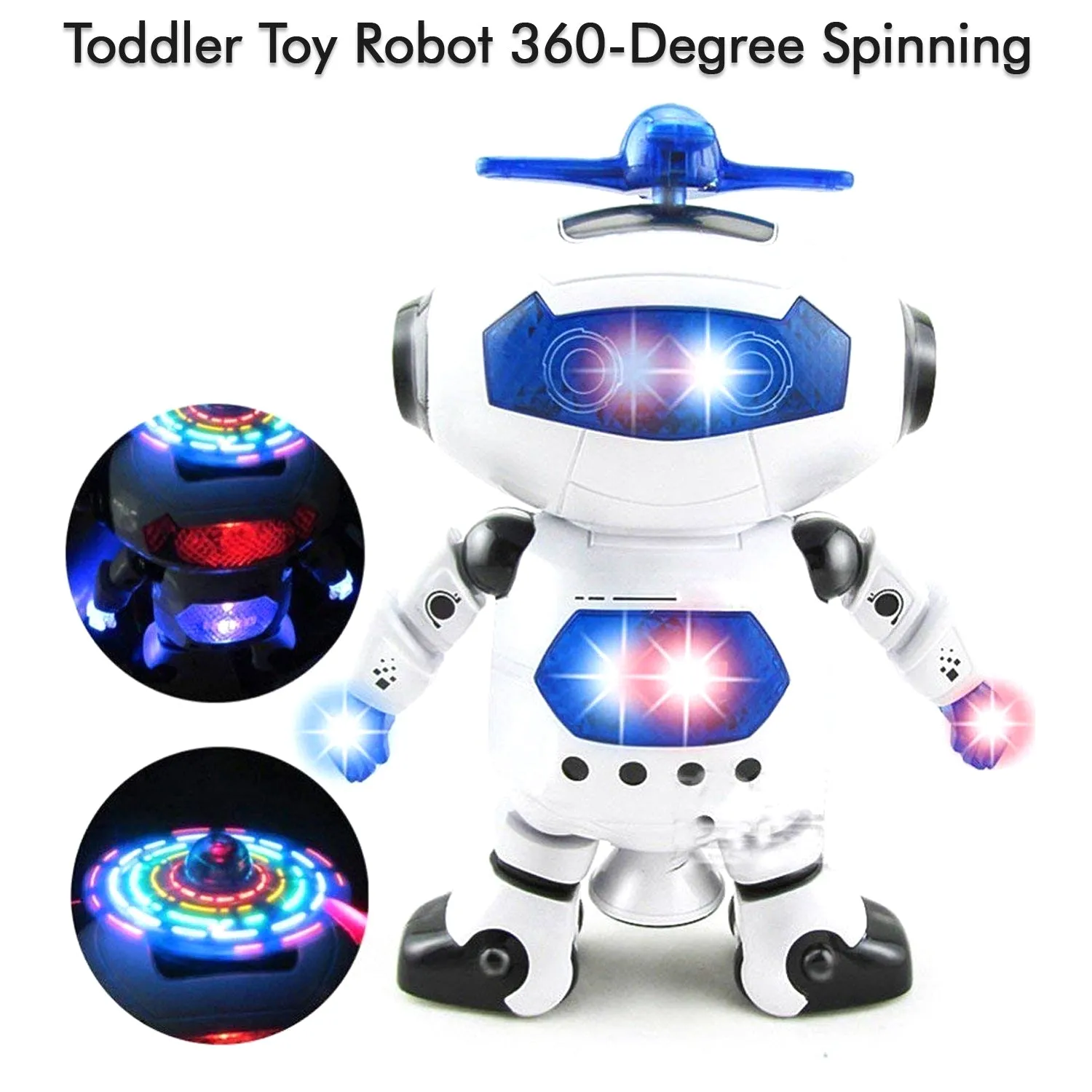 ﻿Dancing Robot with 3D Lights and Music.