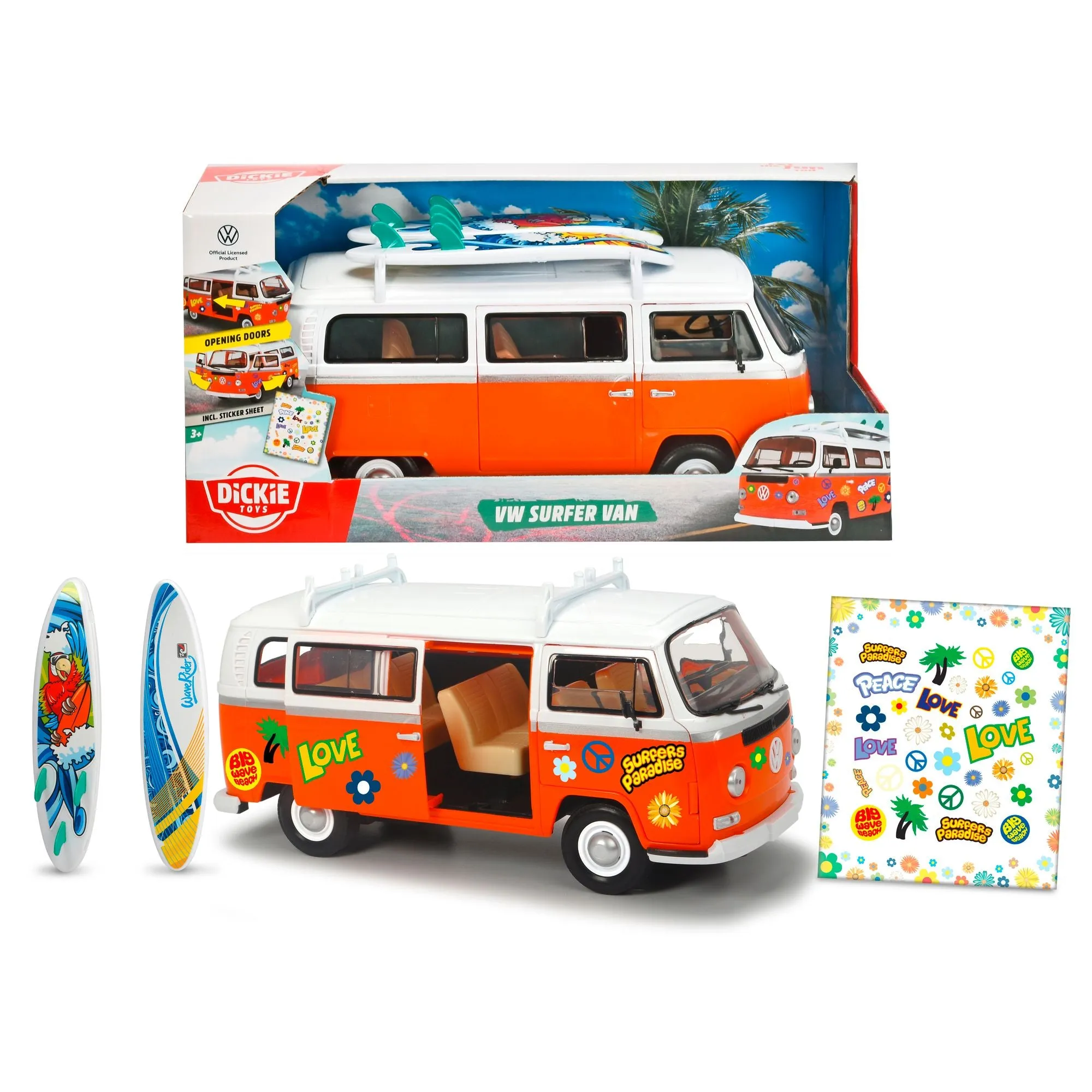 Dickie Toys Vw Surfer Van