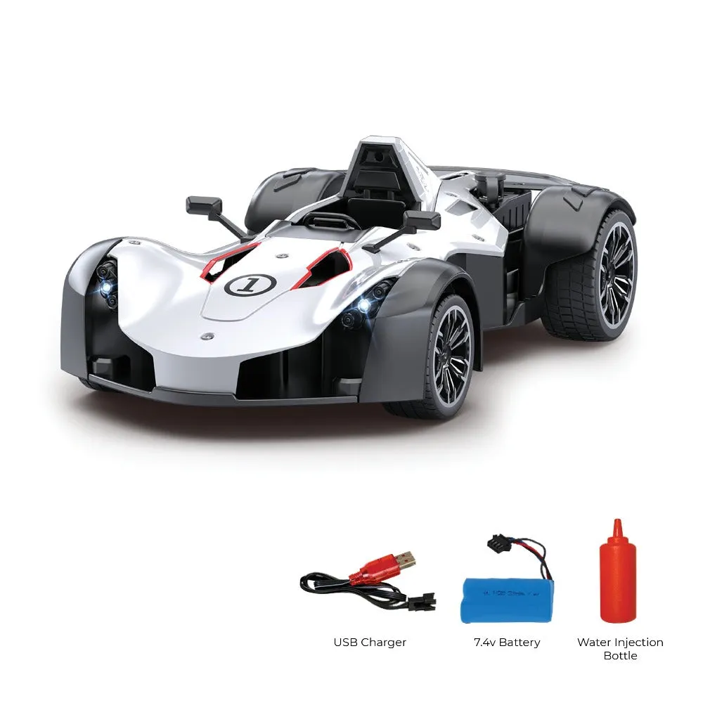 Die-cast Spray Racing Car Sports-White