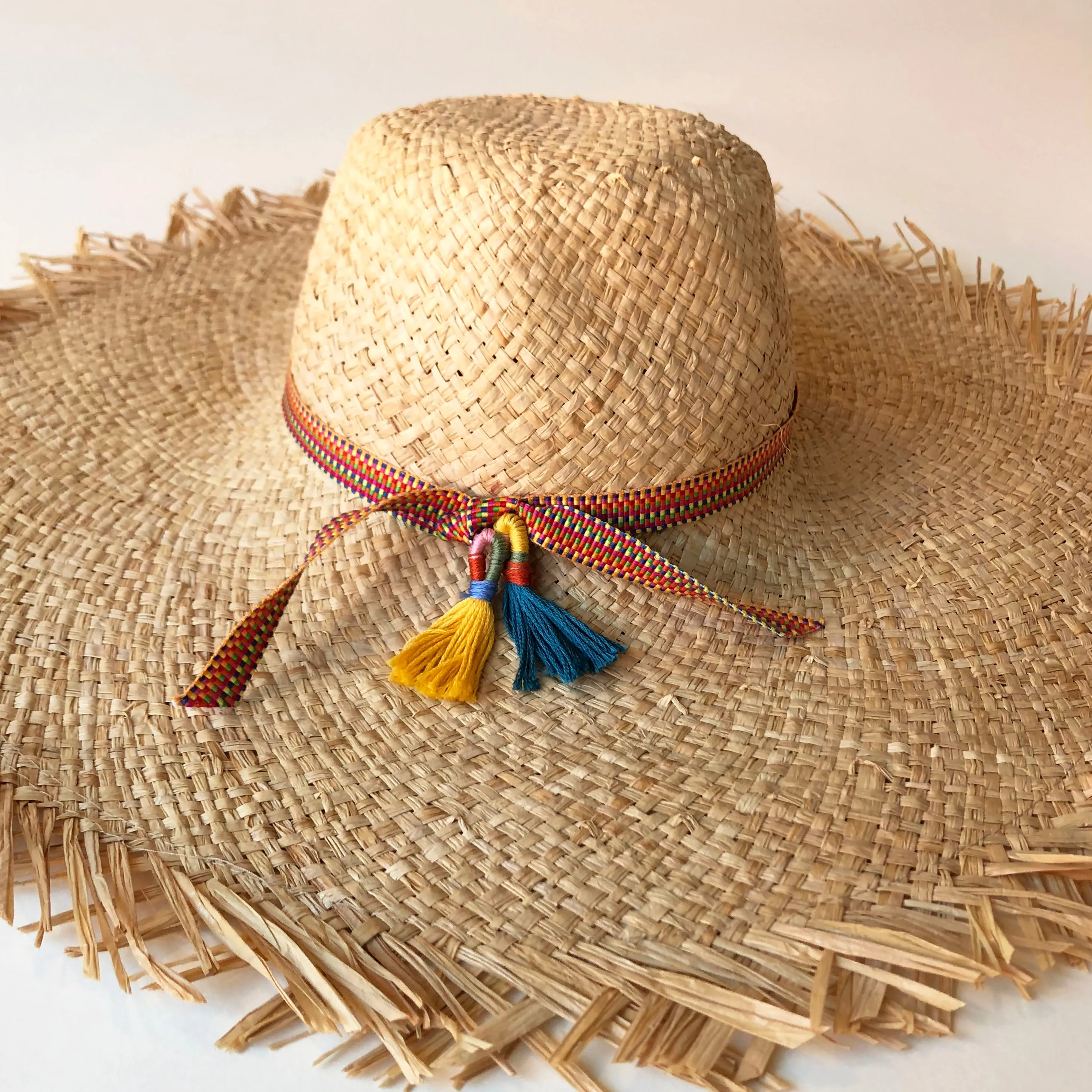 DIY Raffia Sunhat with Tassels Kit