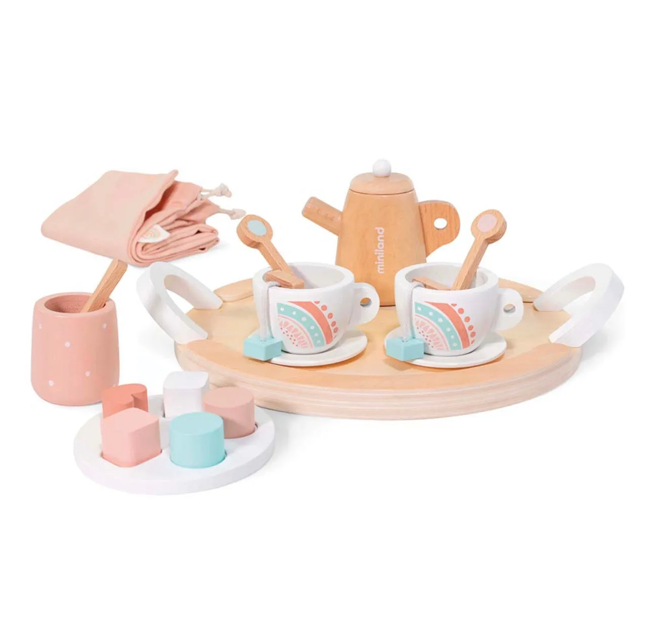 Doll Wooden Tea Set