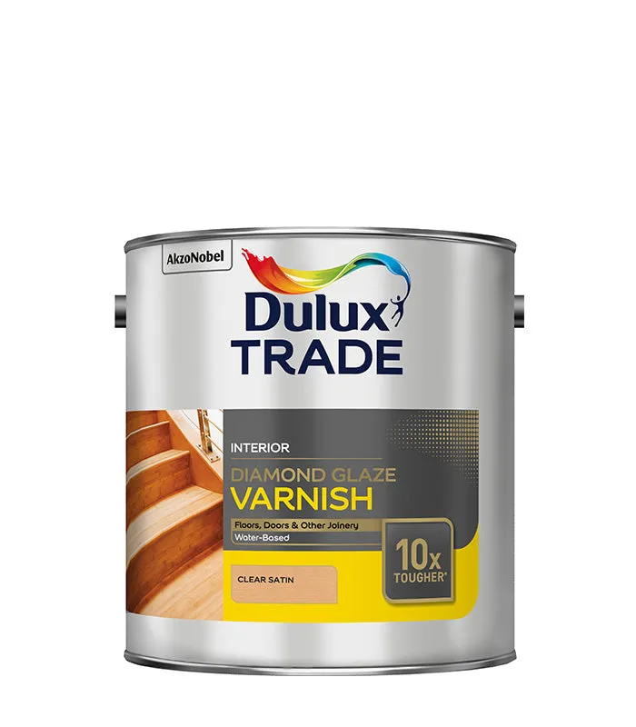 Dulux Trade Diamond Glaze Varnish - Clear