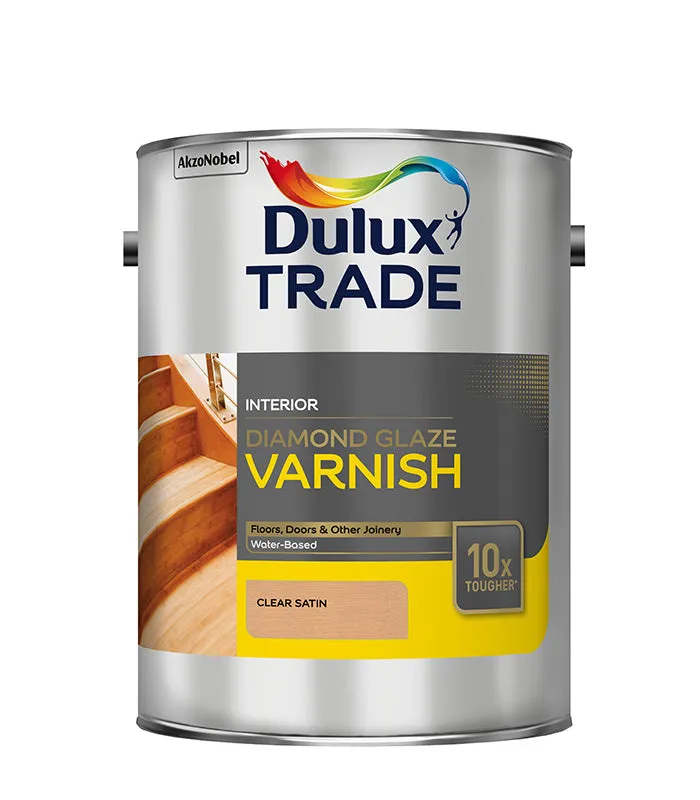 Dulux Trade Diamond Glaze Varnish - Clear