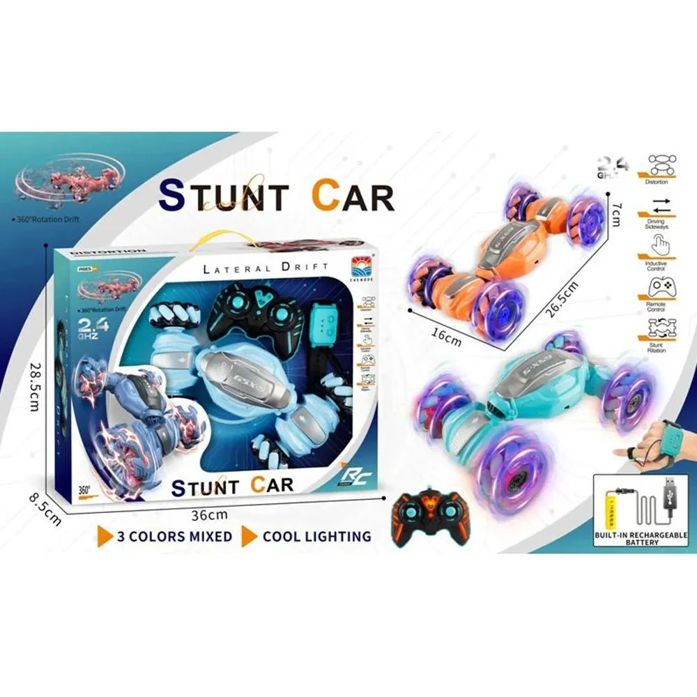 Dynamic Stunt Car | Remote and Gesture Control