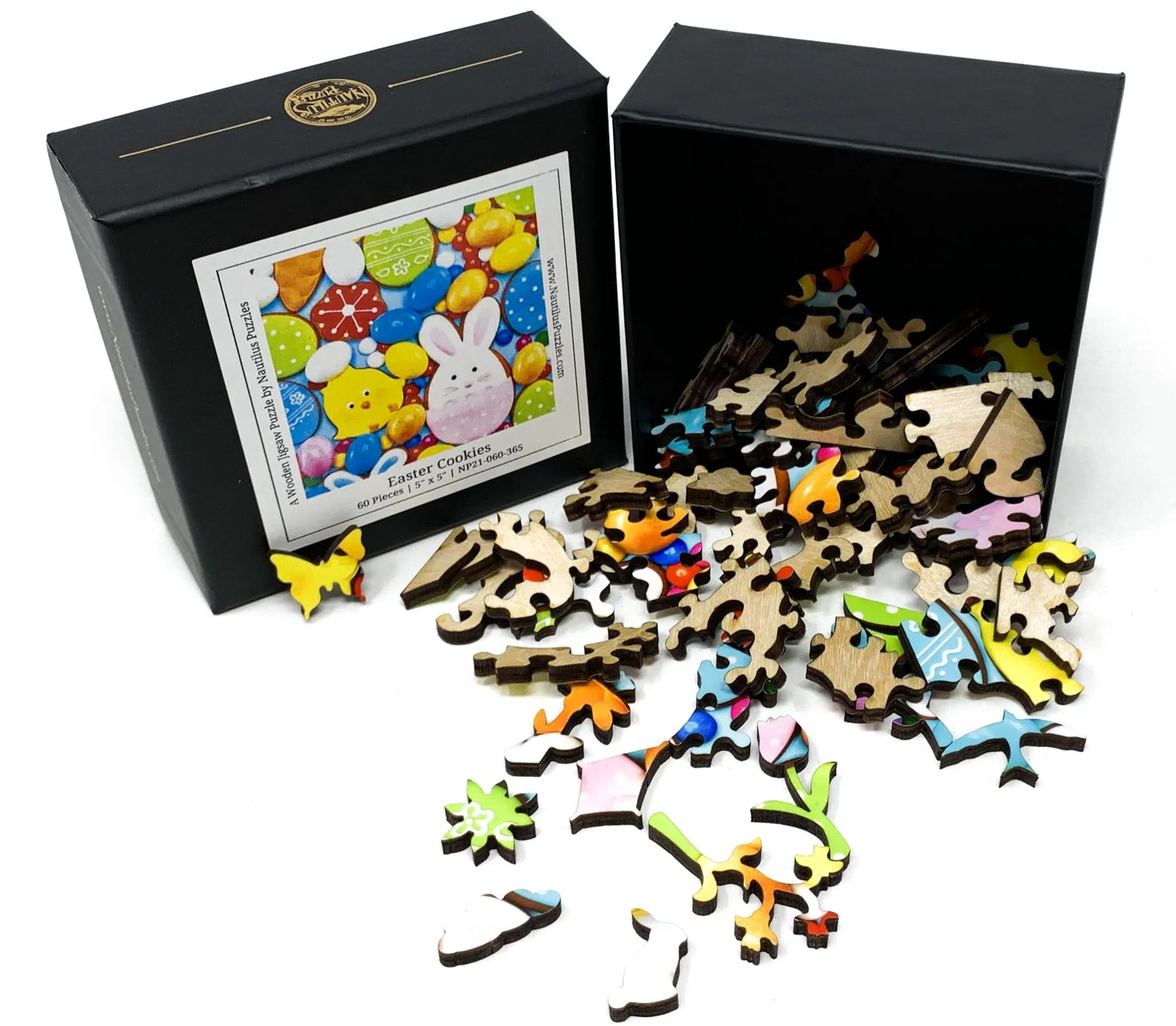 Easter Cookies (60 Piece Mini Wooden Jigsaw Puzzle)