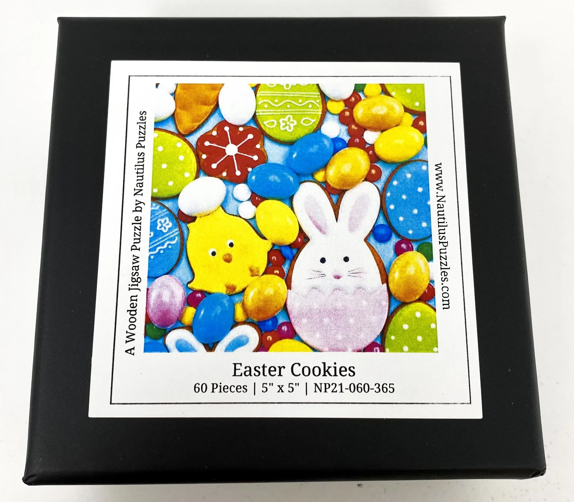 Easter Cookies (60 Piece Mini Wooden Jigsaw Puzzle)