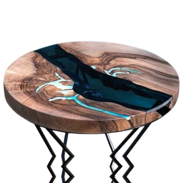 Epoxy Resin Furniture - Bed Side Table - Bemba