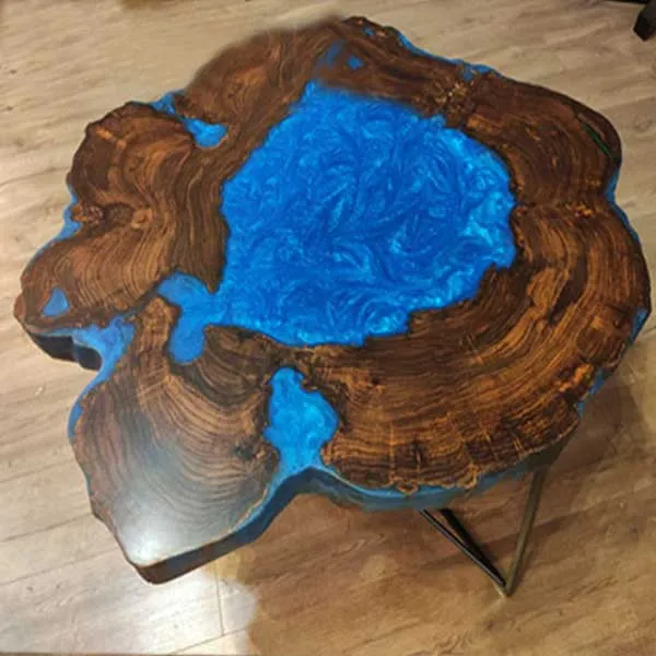 Epoxy Resin Furniture - Edge Circular Table - Choctaw